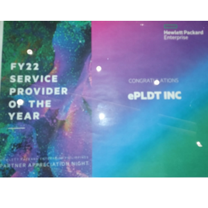Hewlett Packard Enterprise FY22 Service Provider of the Year for ePLDT Given on Feb 1 2023