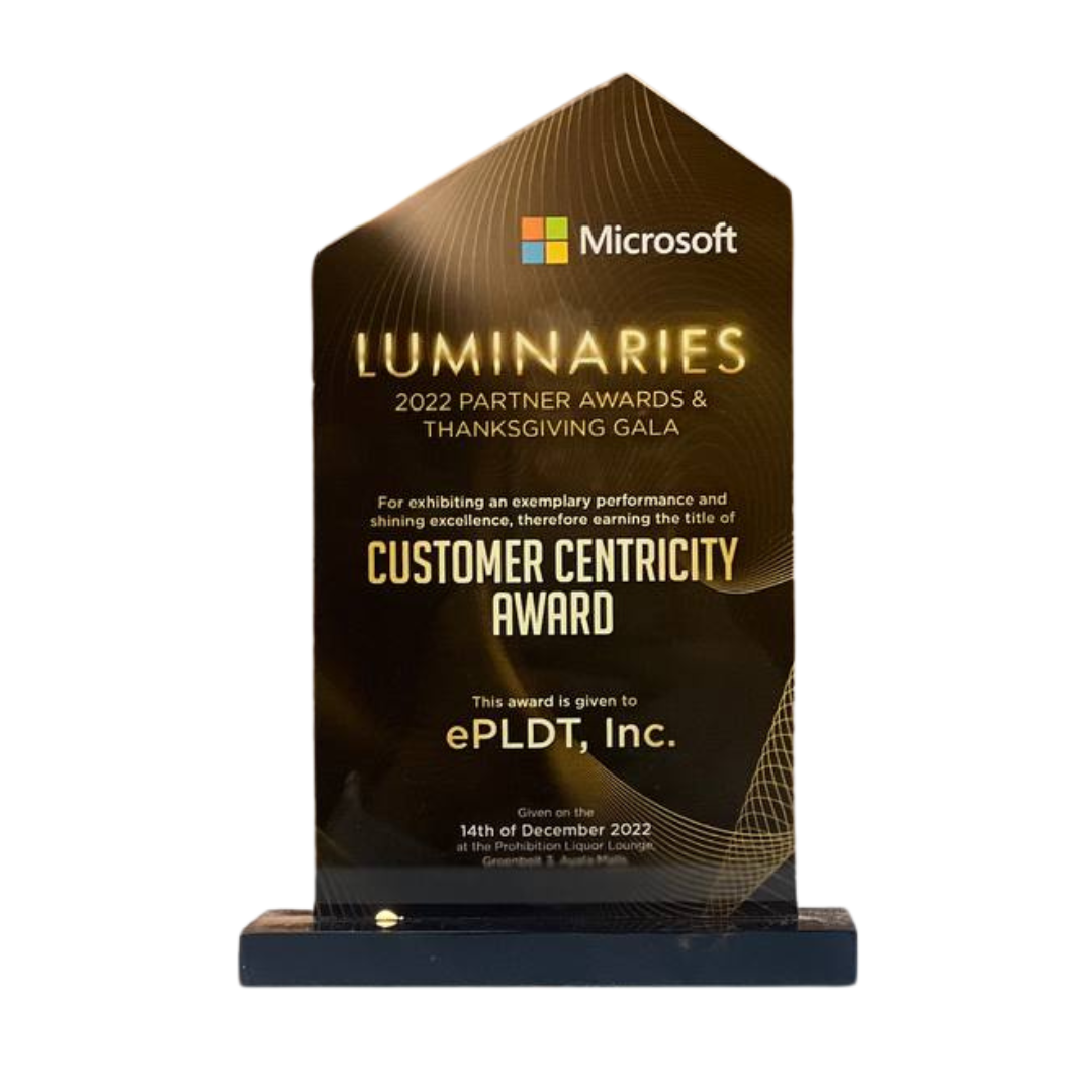 Microsoft Customer Centricity Award 2022